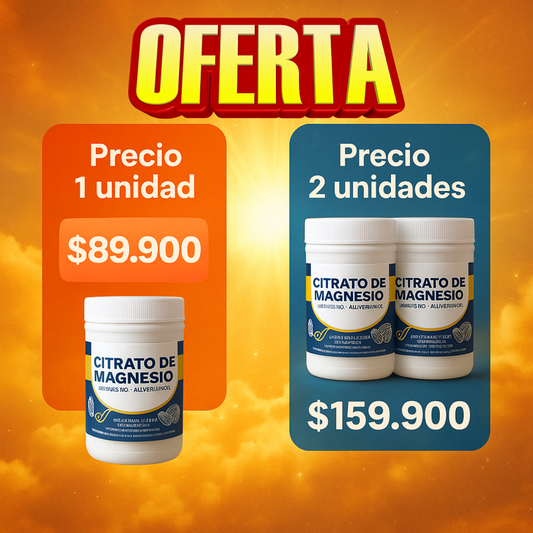 ✨ Citrato de Magnesio con Colágeno + Almendras – 400g